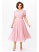 Платье артикул: 741 нежно-розовый в белый горох от Swallow - вид 7