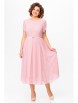 Платье артикул: 741 нежно-розовый в белый горох от Swallow - вид 9