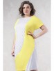 Платье артикул: 1625-1 белый/желтый от Avanti - вид 1