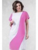Платье артикул: 1625-2 белый/розовый от Avanti - вид 1