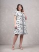 Платье артикул: 1626-2 белый/серый от Avanti - вид 3