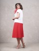 Юбочный костюм артикул: 1638 красный/белый от Avanti - вид 4