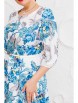 Нарядное платье артикул: 1-2662 белый/бирюза от Romanovich Style - вид 4