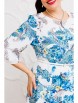 Нарядное платье артикул: 1-2662 белый/бирюза от Romanovich Style - вид 8