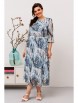 Нарядное платье артикул: 1-2607К серо-голубой от Romanovich Style - вид 5