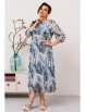 Нарядное платье артикул: 1-2607К серо-голубой от Romanovich Style - вид 1