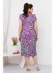Платье артикул: 1-2532 салат/фиолет от Romanovich Style - вид 2