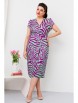 Платье артикул: 1-2532 салат/фиолет от Romanovich Style - вид 1