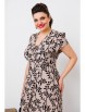 Платье артикул: 1-2532 бежевый/листики от Romanovich Style - вид 6