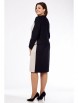 Юбочный костюм артикул: 2737 черный с бежевым от LadyStyleClassic - вид 5