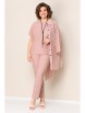 Брючный костюм артикул: 1327 пудрово-розовый от VOLNA - вид 4