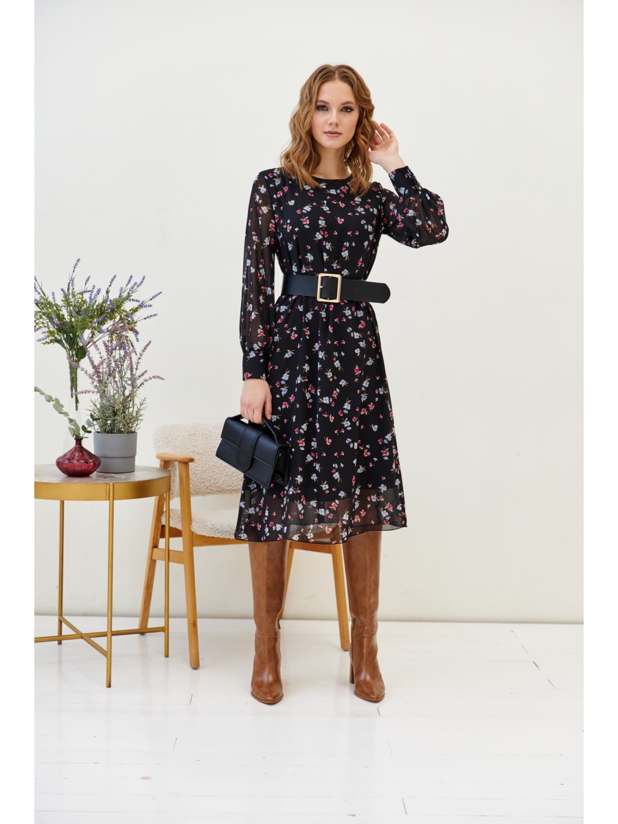 

Платье 20054 НСК, Мультиколор;черный, 20054 НСК