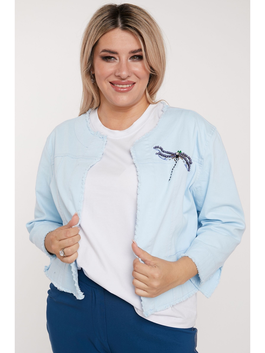 

Пиджаки, жакеты 1102, Голубой, 1102