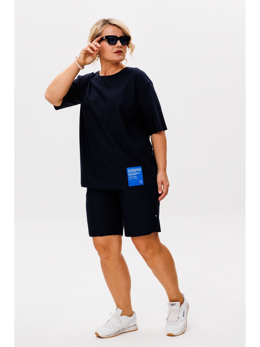 Костюмы с шортами 1220 темно-синий 7101₽