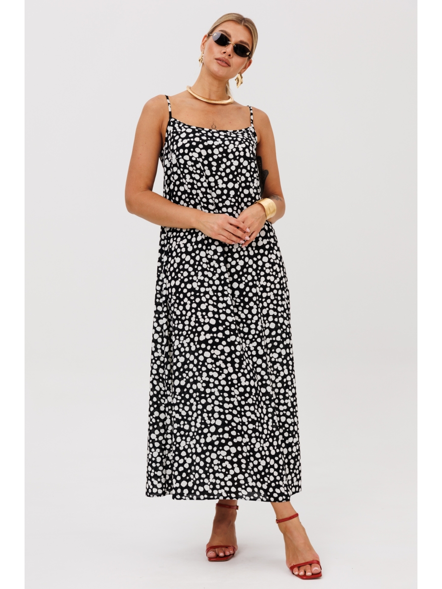 Сарафаны 1250 черно-белый