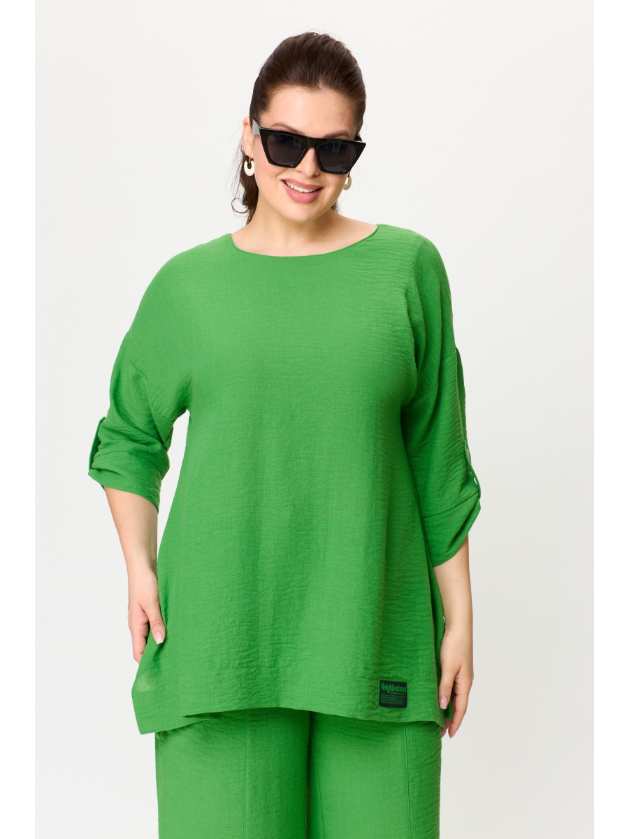 Блузка 1257 зеленый 3696₽