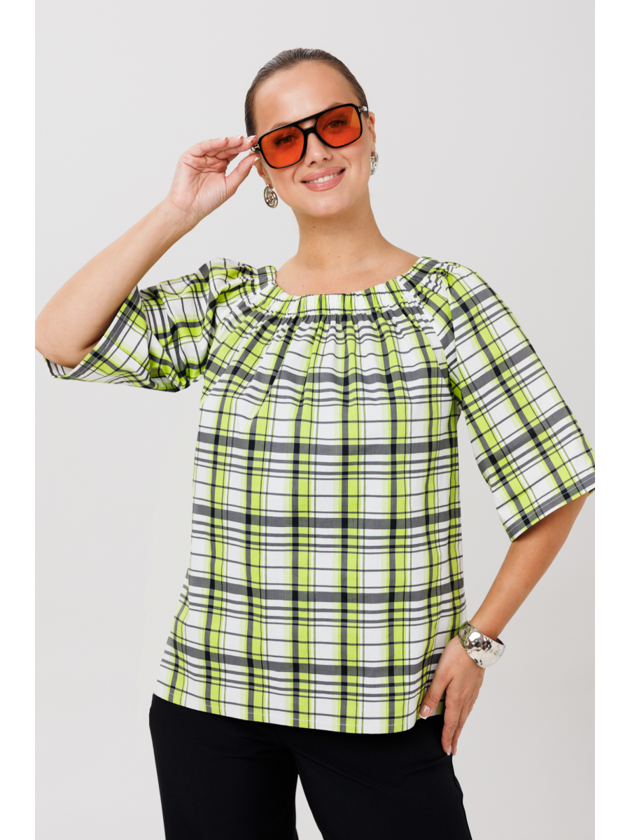 Блузка 1255 зеленый 2406₽
