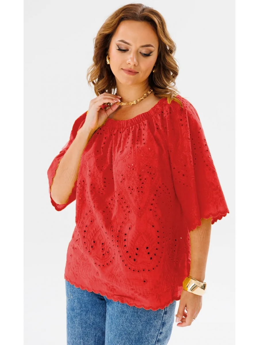 Блузка 11316 красный 6936₽