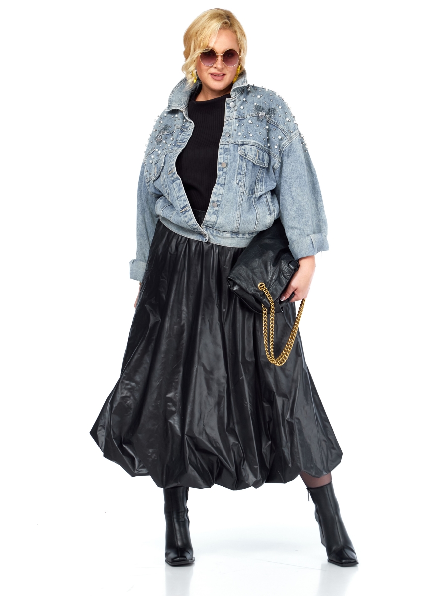 Юбка 1281 черный 7421₽