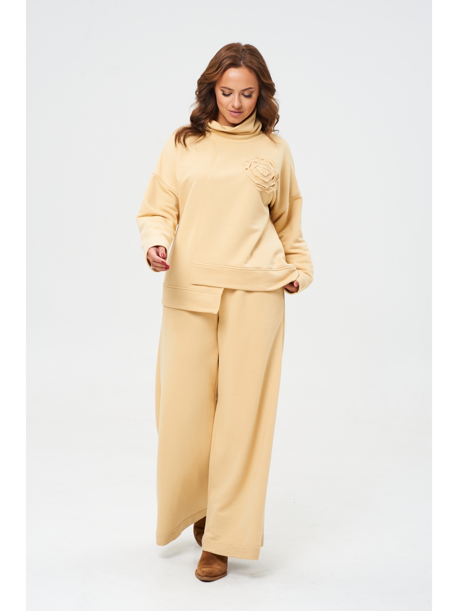 Брючные костюмы 11521 слоновая кость 7421₽