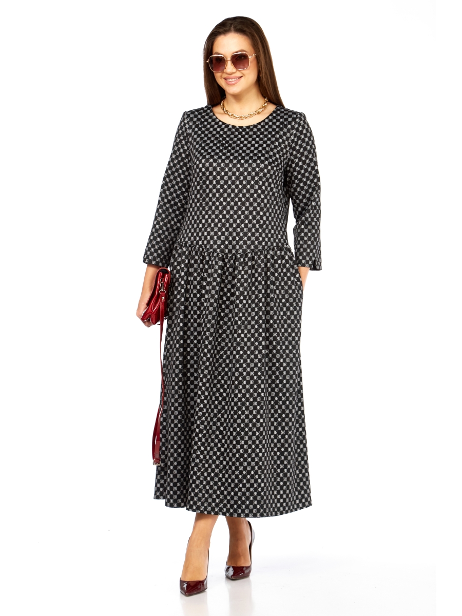 Платье 25261 черныйбелый 6664₽