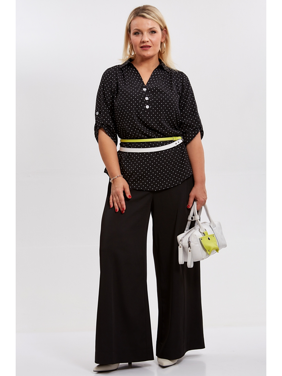 Блузка 62416 горох