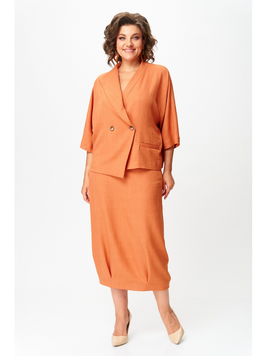 Юбочные костюмы 1287 терракотовый