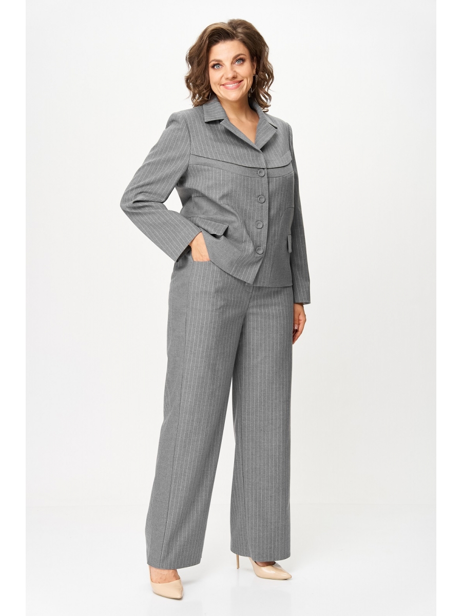 Брючные костюмы 1303 серый 12659₽