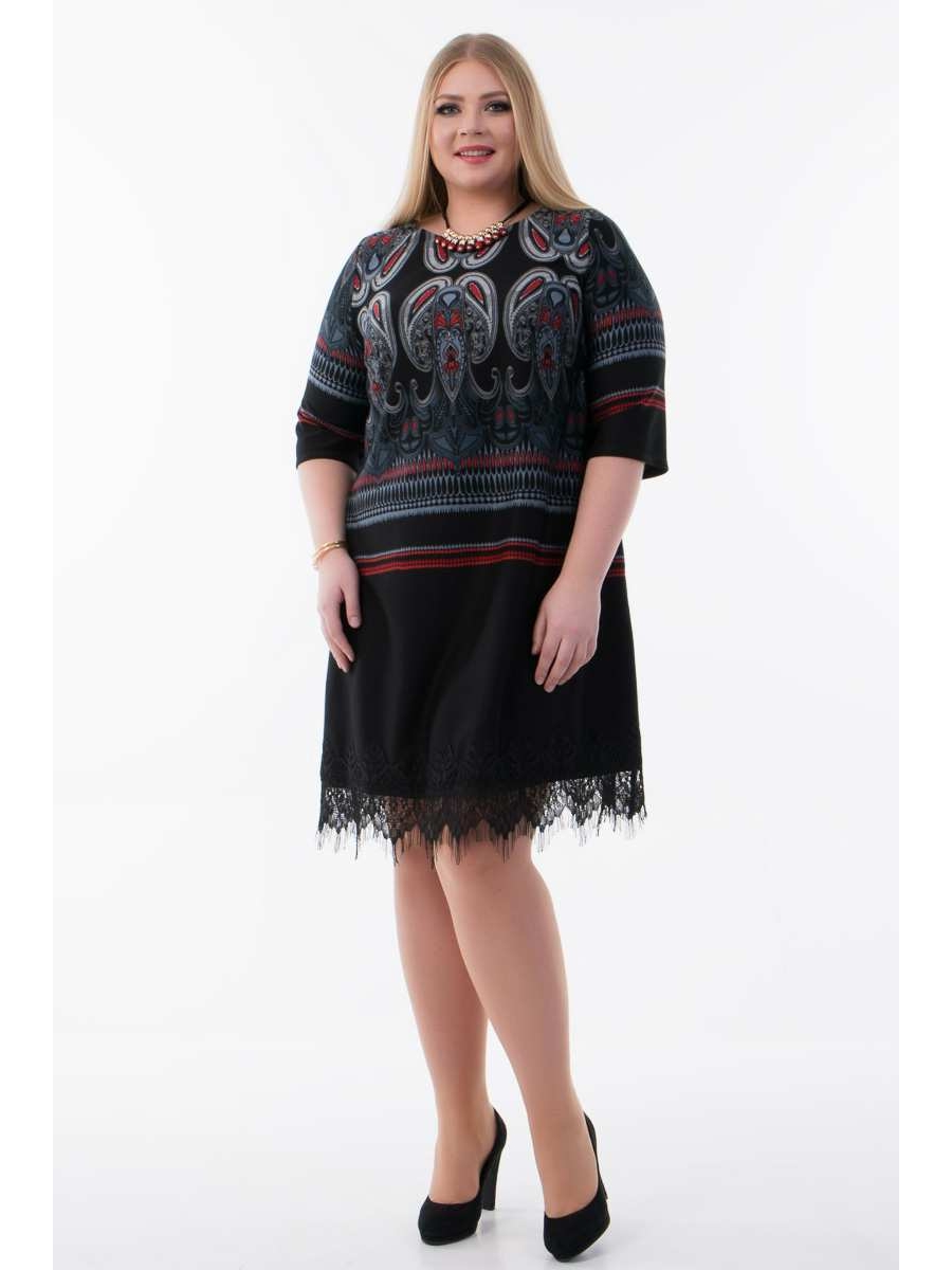 

Платья Платье П4-3859/5, Черный, Платье П4-3859/5