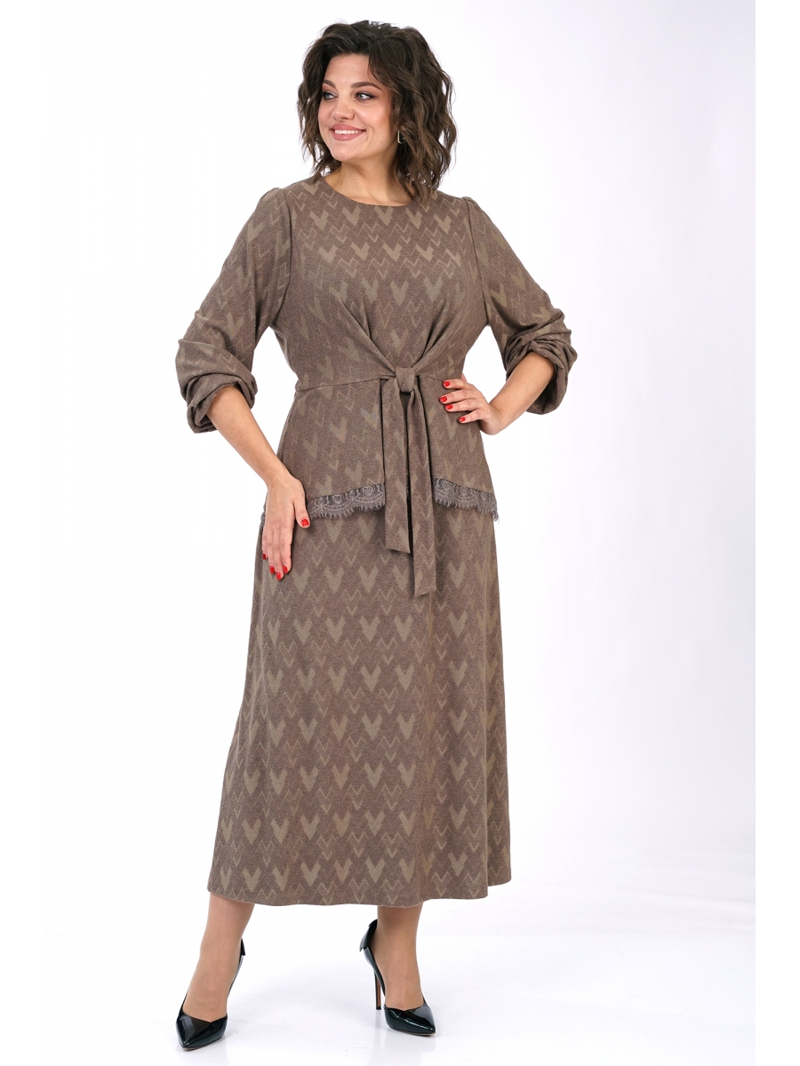 Юбочные костюмы 2461 капучино 10515₽