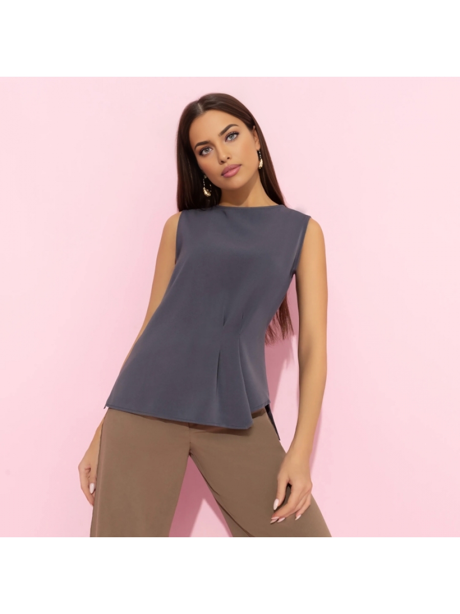 Блузка Счастье с тобой графит 3522₽