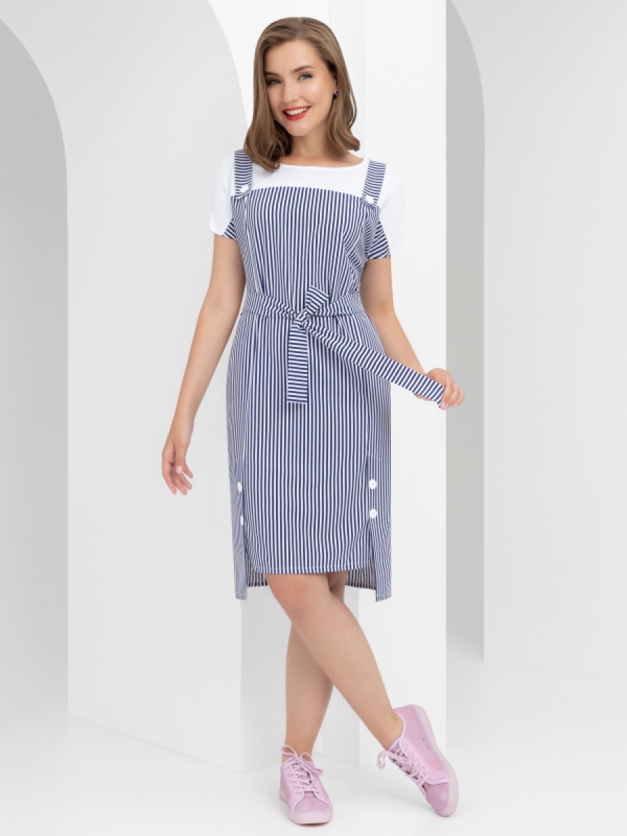 

Платье 328348 (Модная практика (с поясом)), Мультиколор;синий, 328348 (Модная практика (с поясом))