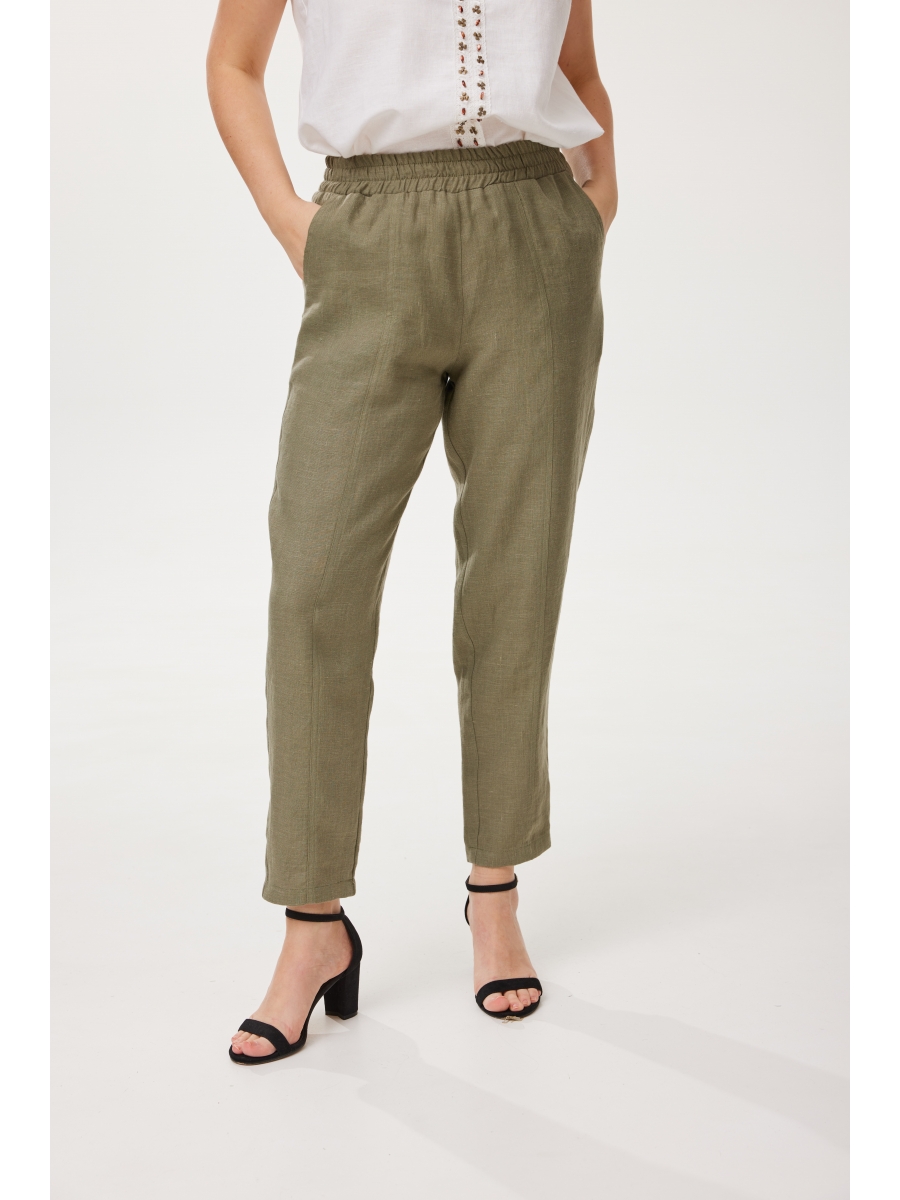 Брюки 1255 олива 5268₽