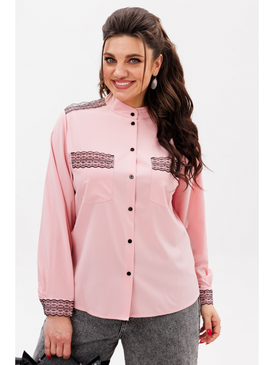 Блузка 1250 клубничный крем 4346₽