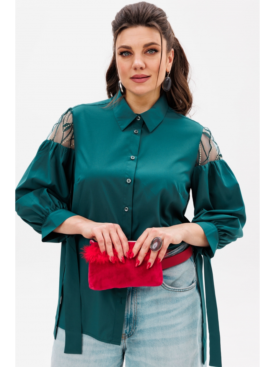 Блузка 1238 морская глубина 4996₽