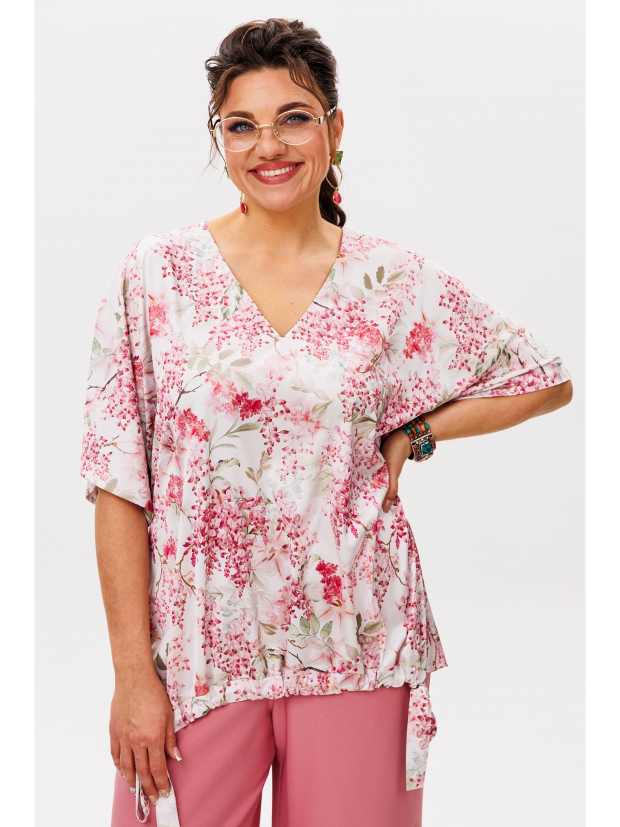 Блузка 1606 тюльпановый рай