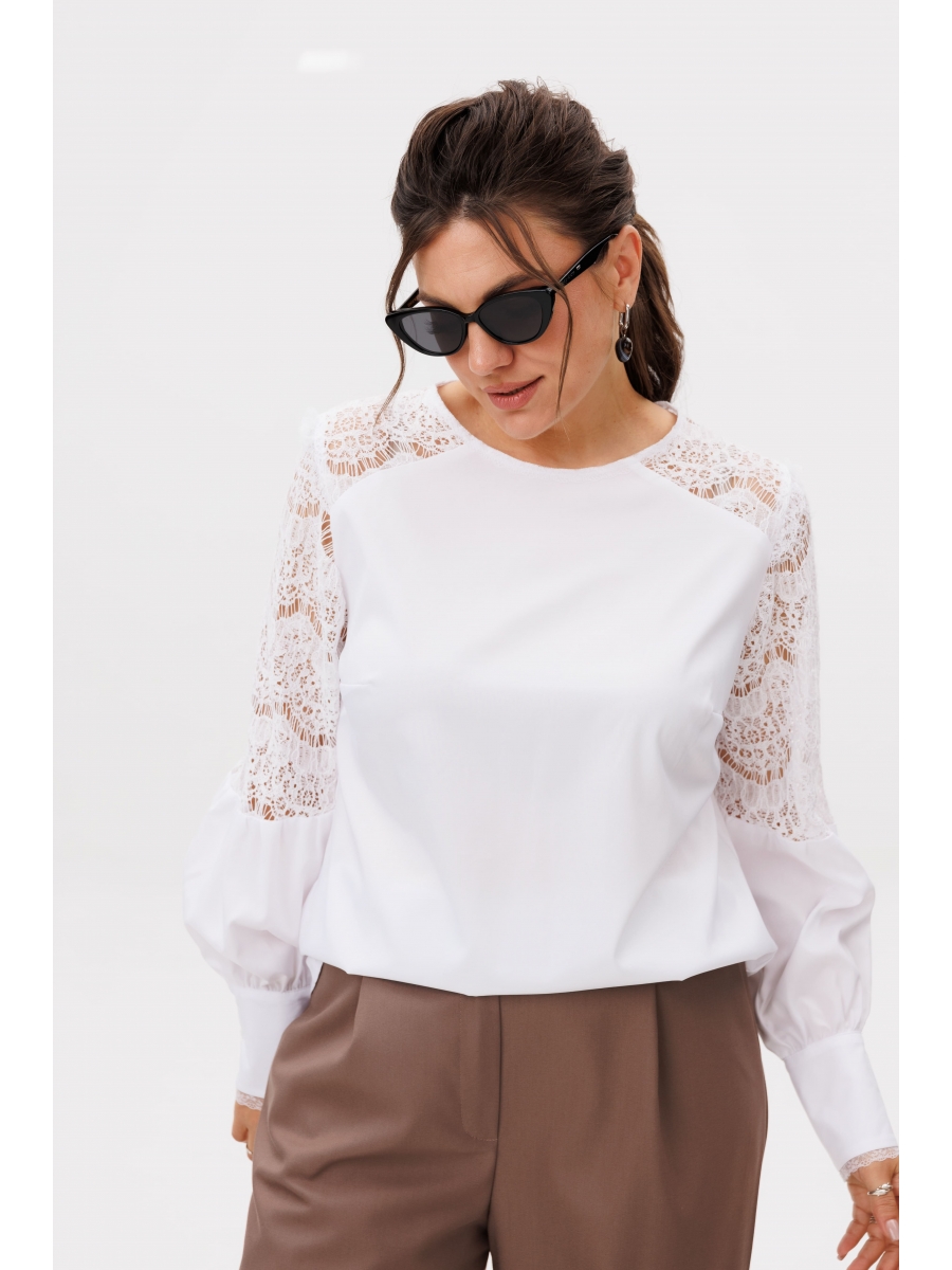 Блузка 1685 паутина кружева 4996₽