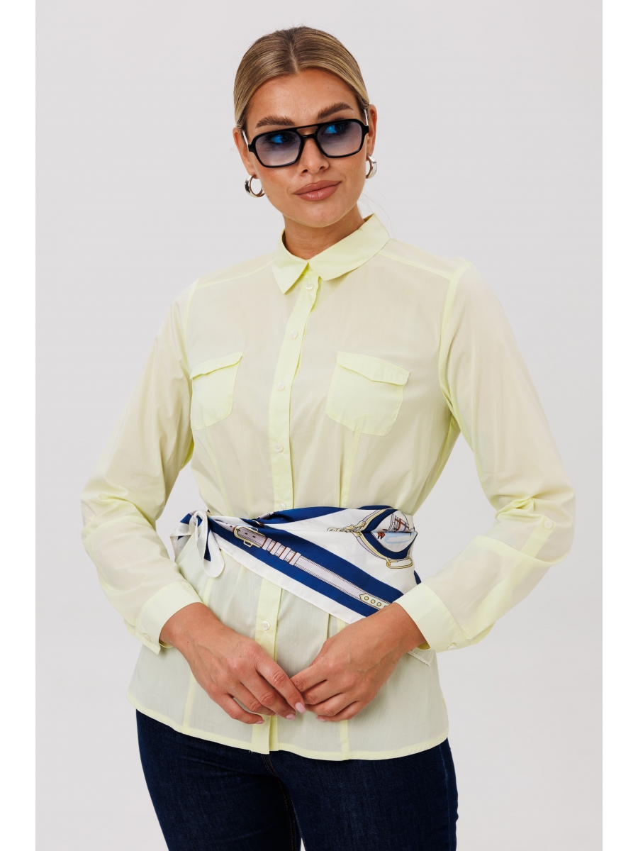 Блузка 1680 лимонная пастила 3541₽