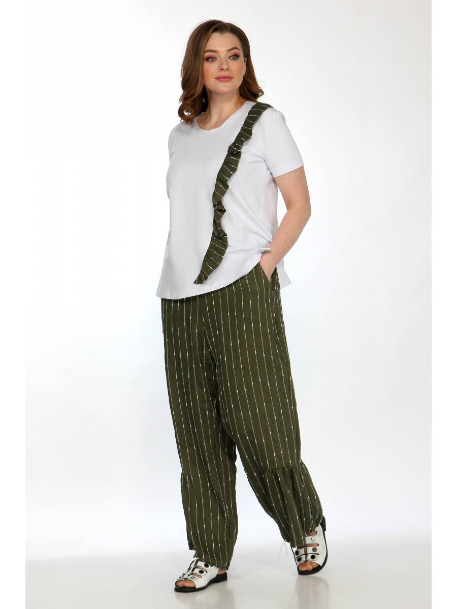 

Брючные костюмы 2160, Зеленый;мультиколор, 2160