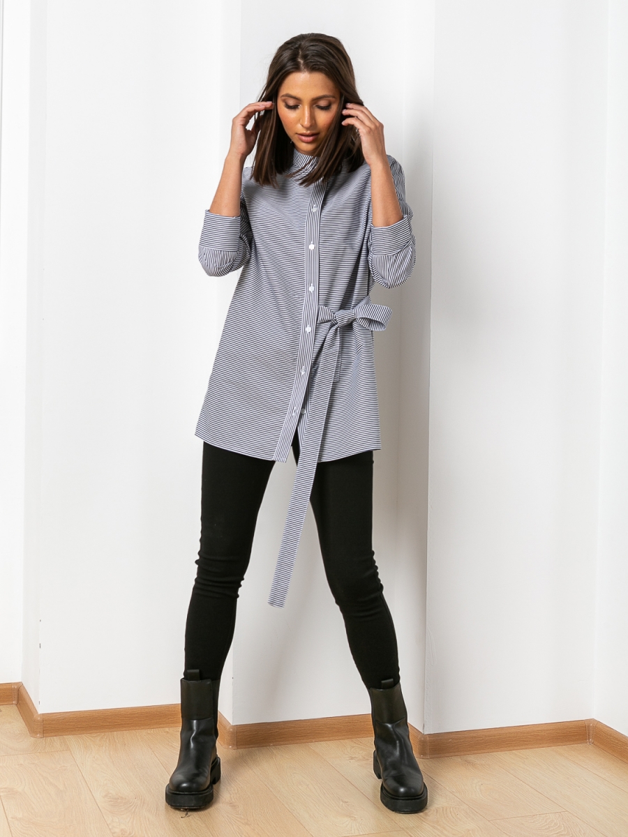 

Блузка 682-1, Синий, 682-1