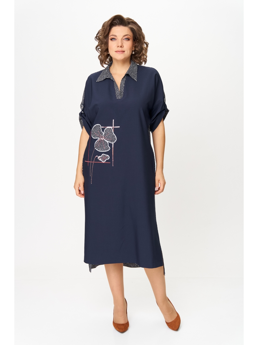 Платье 21341 синий 7198₽