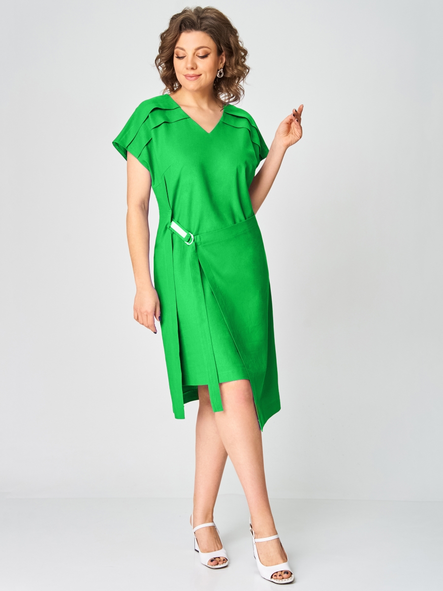 Платье 1274 зеленый 9904₽