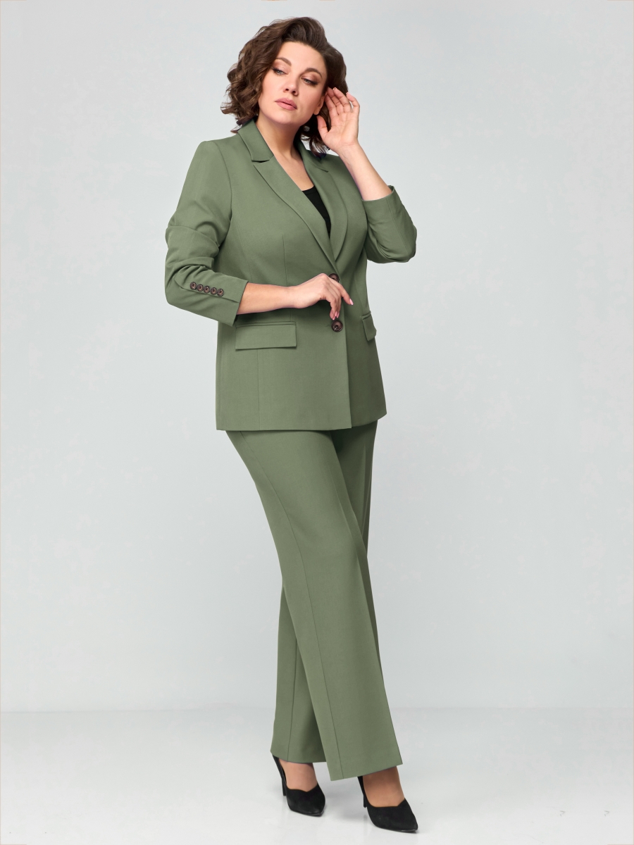 Брючные костюмы 1177 хаки 11039₽