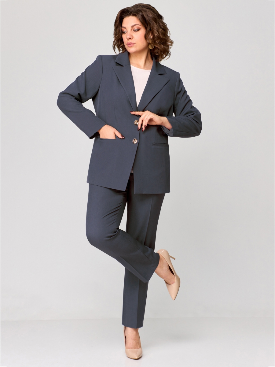 Брючные костюмы 1208 графит 11039₽