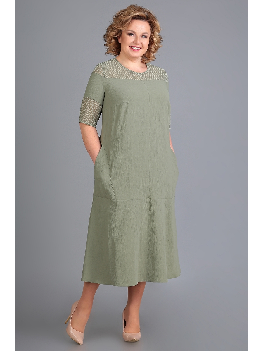 

Платье A3258-2, Хаки, A3258-2