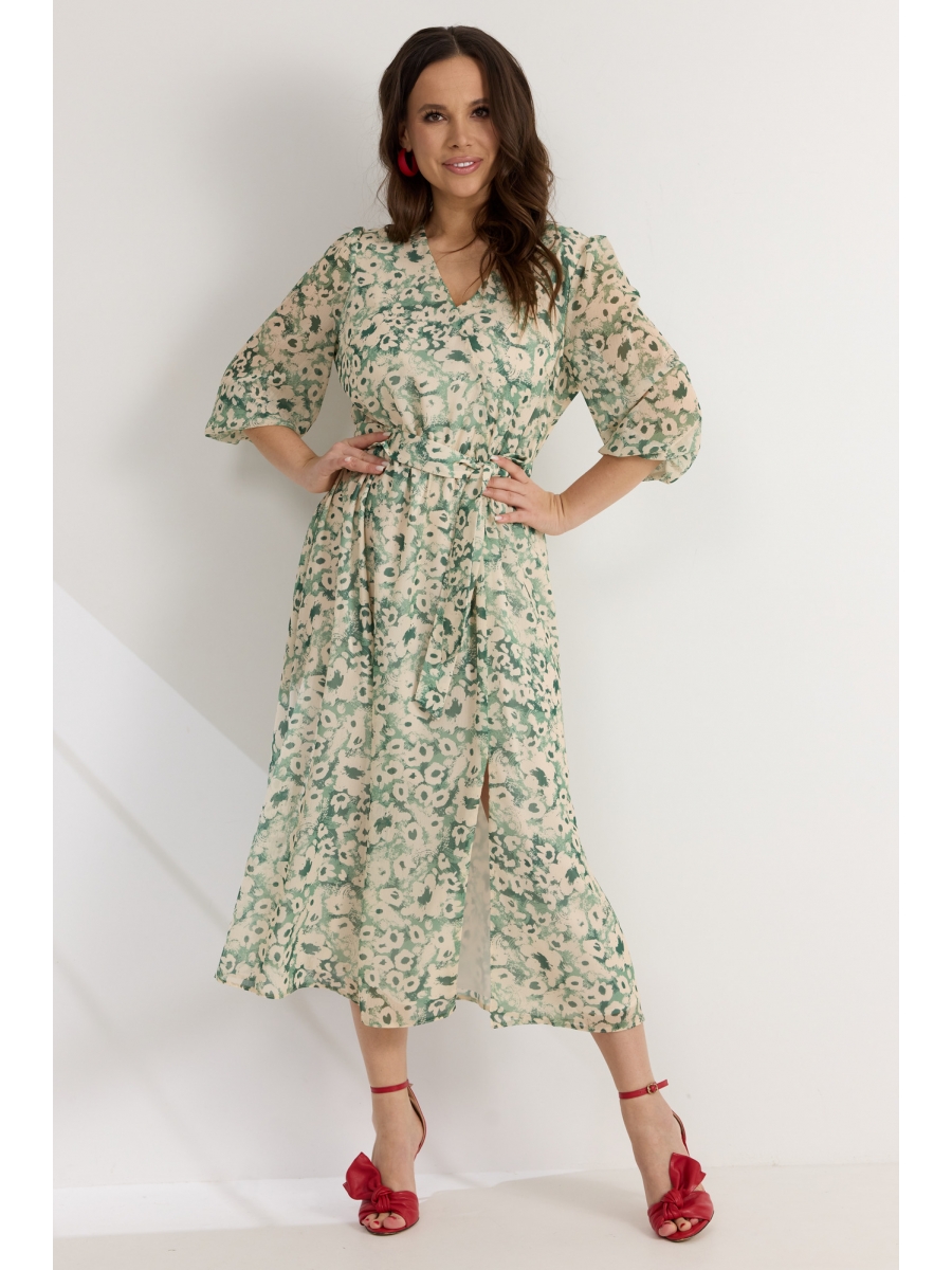 Платье 2573 зеленыймолочный 10942₽