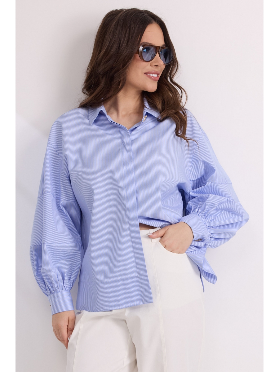 Блузка 2607 голубой 6790₽