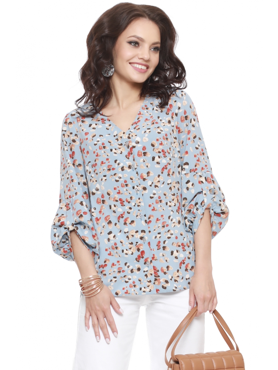 

Блузка Б-0610, Голубой, Б-0610