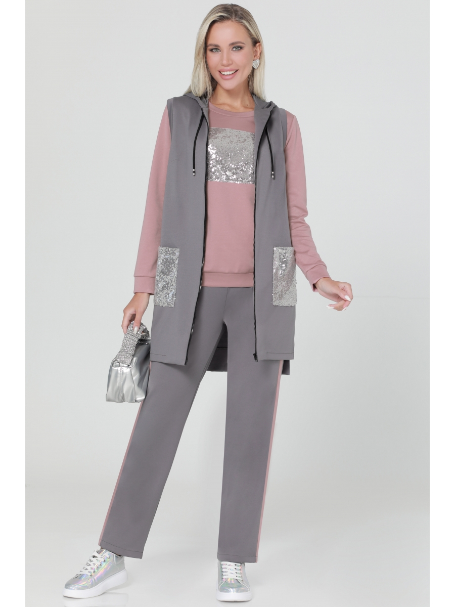 

Брючные костюмы К-0362, Серый, К-0362