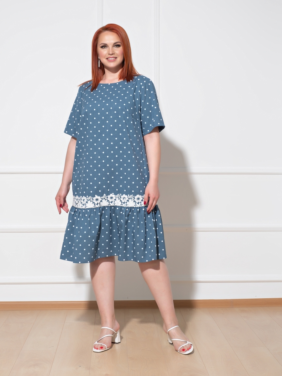 

Платье 0091-9, Голубой, 0091-9